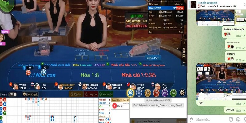 Nhóm kèo baccarat lùa gà