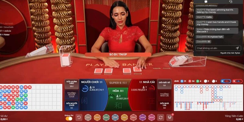 sảnh chính baccarat
