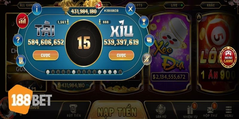 tài xỉu online đổi thưởng tại nhà cái 188bet