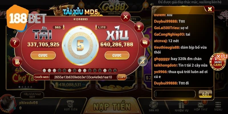 tài xỉu online tại 188bet